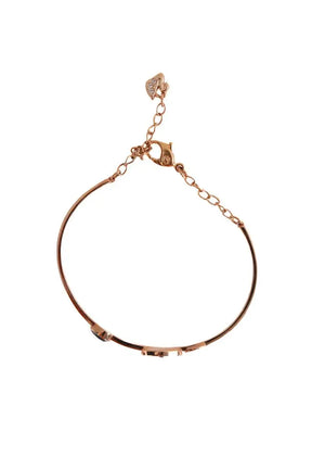 Bracelet Swarovski Rose en Acier