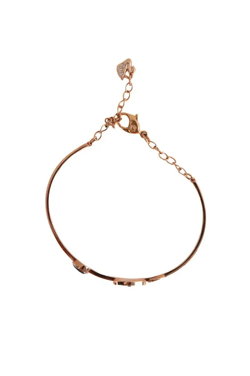Bracelet Swarovski Rose en Acier