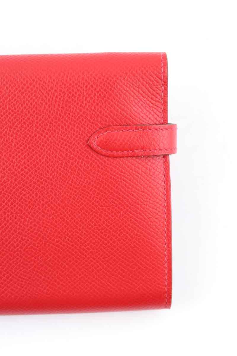 Portefeuille Hermès Kelly Rouge