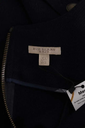 Robe Burberry Marine en Laine