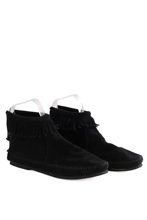Boots Minnetonka Noir en Daim