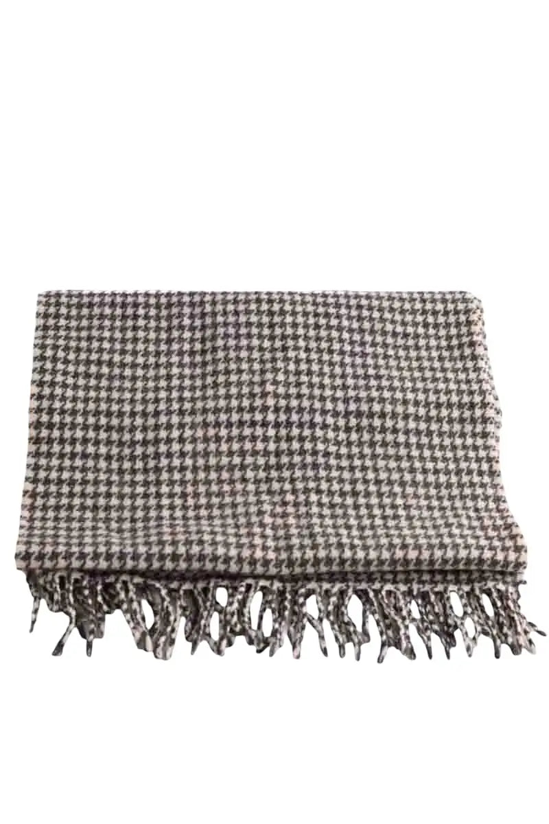 Foulard Sézane Noir en Laine - Seconde Main