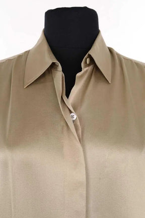 Chemise Charvet Kaki en Soie