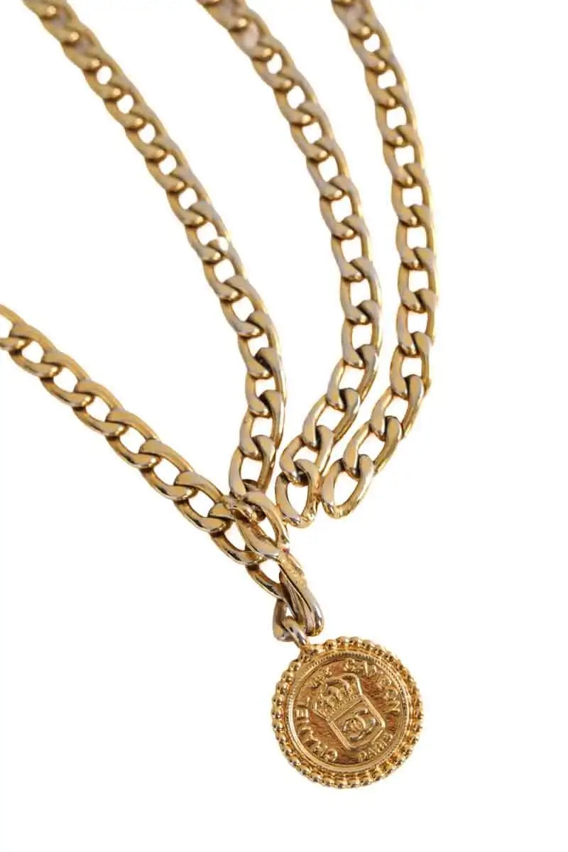 Ceinture chaîne Chanel Doré en Métal