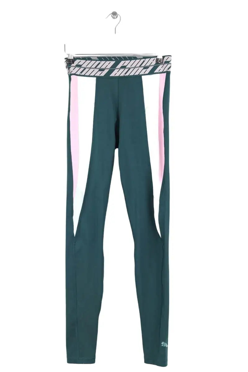 Legging Puma Vert en Synthétique, taille S - Seconde Main