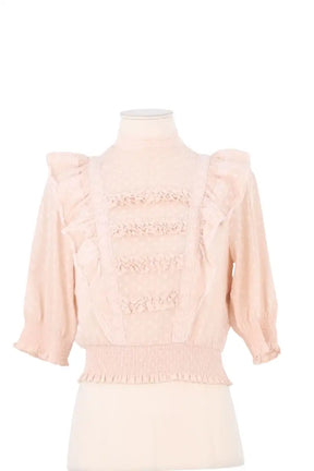 T-shirt The Kooples Rose en Coton, taille XS - Seconde Main