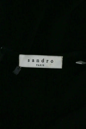 Robe Sandro Noir en Viscose