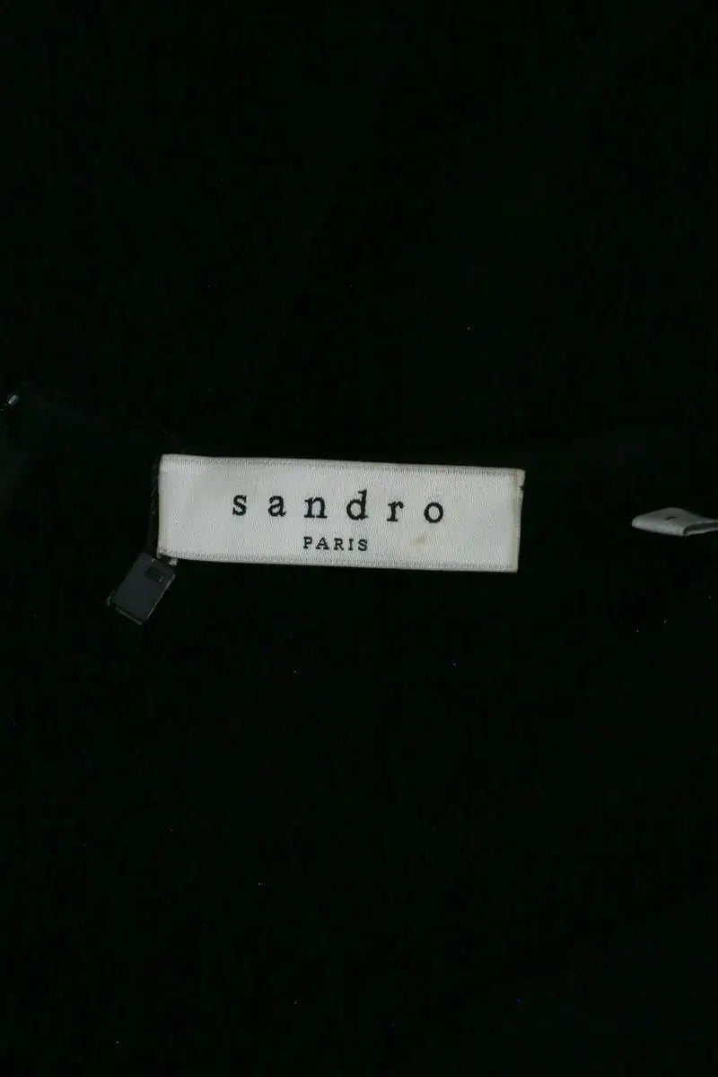 Robe Sandro Noir en Viscose