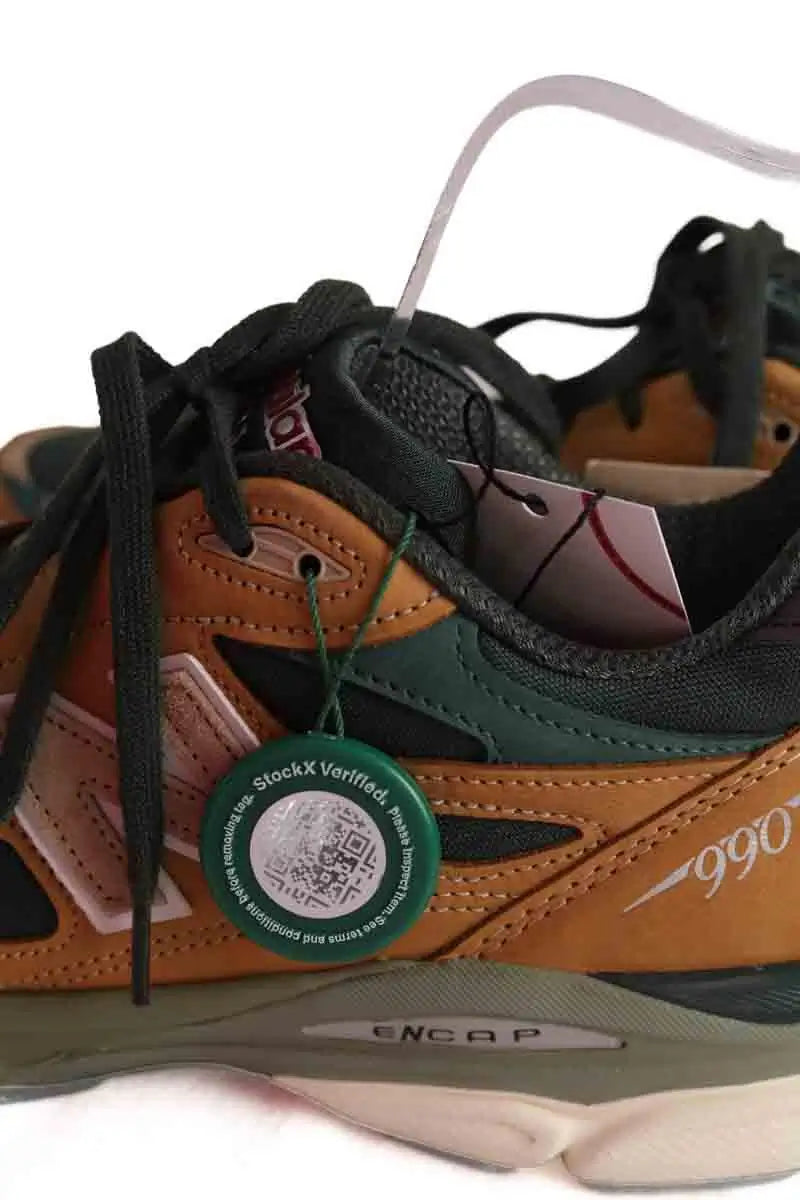 Baskets basses New Balance Camel en Tissu