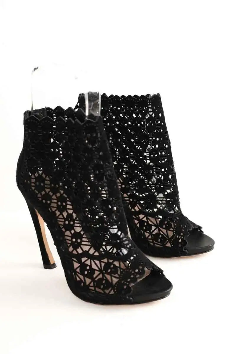 Talons Alexander McQueen  Noir