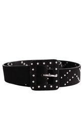 Ceinture en cuir The Kooples Noir en Cuir, taille S - Seconde Main