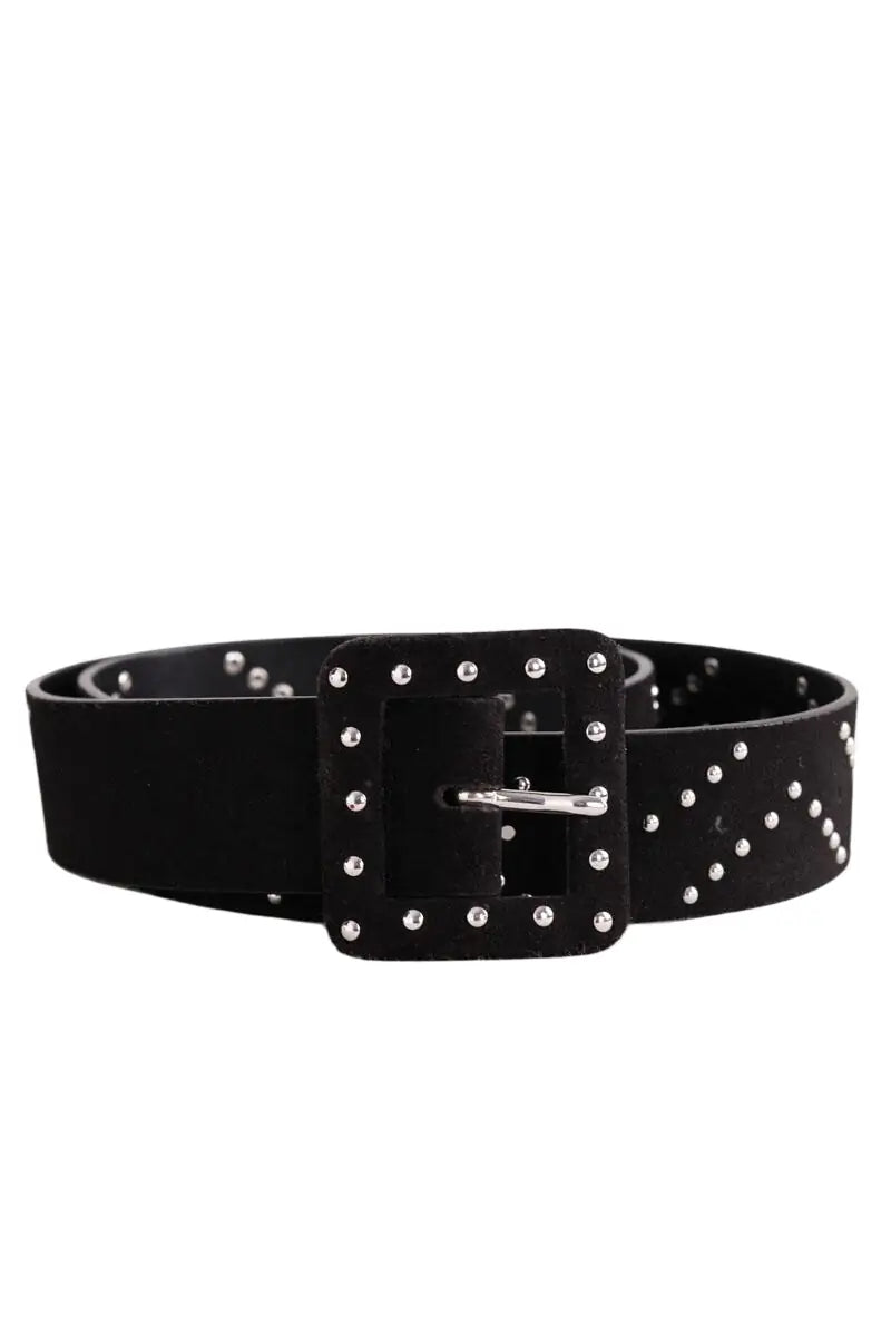 Ceinture en cuir The Kooples Noir en Cuir, taille S - Seconde Main