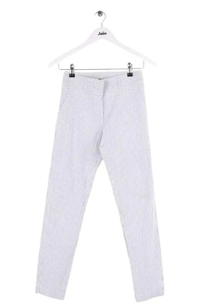 Pantalon slim Max & Moi Blanc en Coton, taille XS - Seconde Main