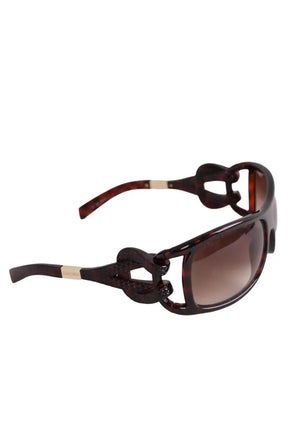 Lunettes de protection Jimmy Choo Marron en Plastique