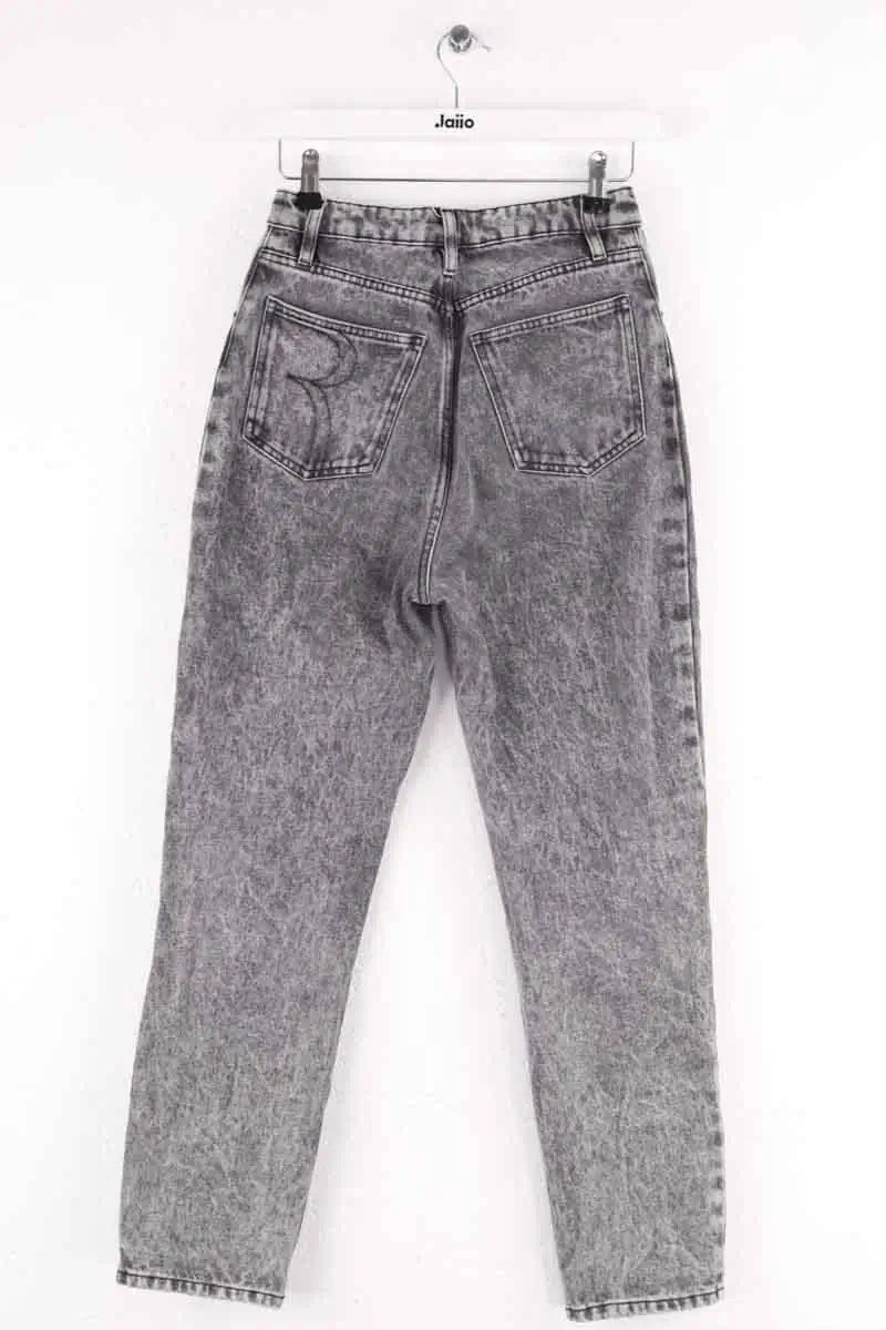 Jean droit Rouje Gris en Coton
