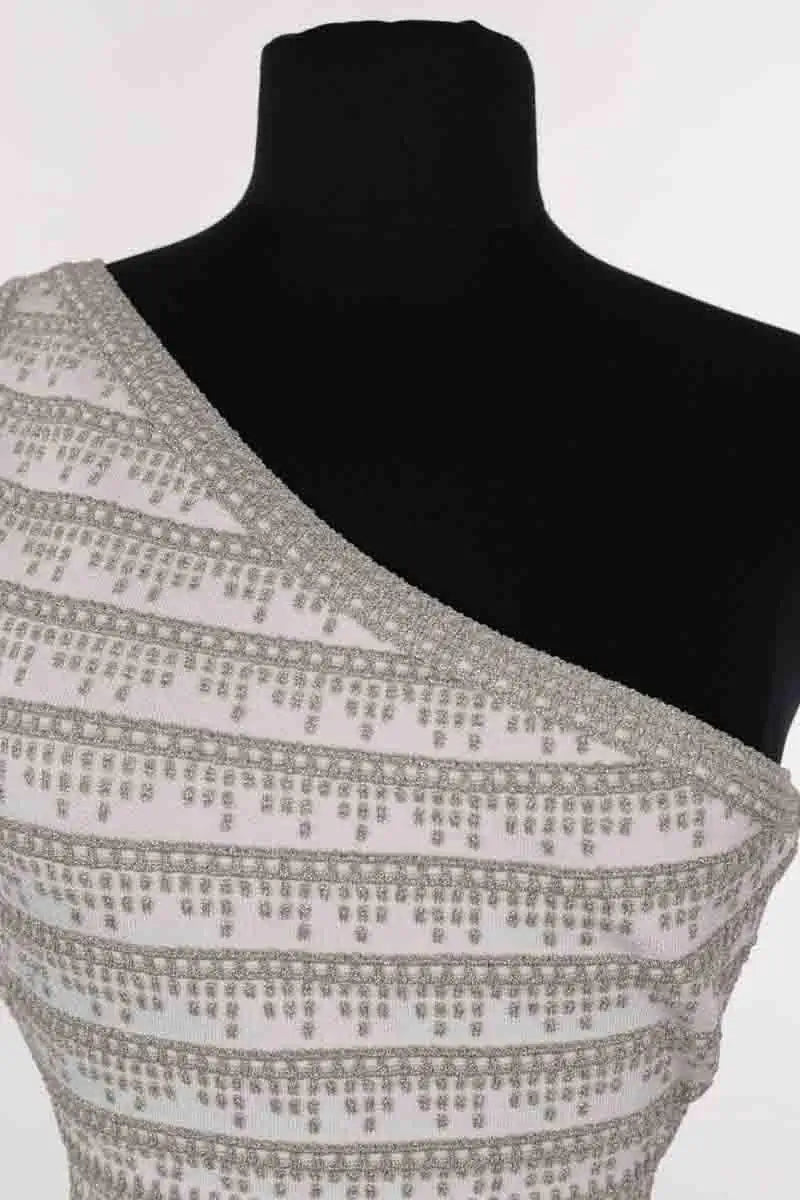 Robe Herve Leger Blanc en Viscose