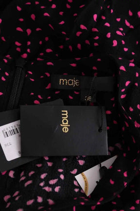 Robe Maje Noir en Viscose