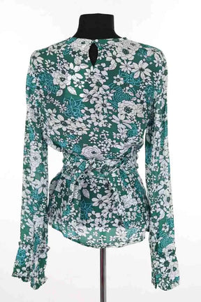 Blouse Essentiel Antwerp Vert en Viscose