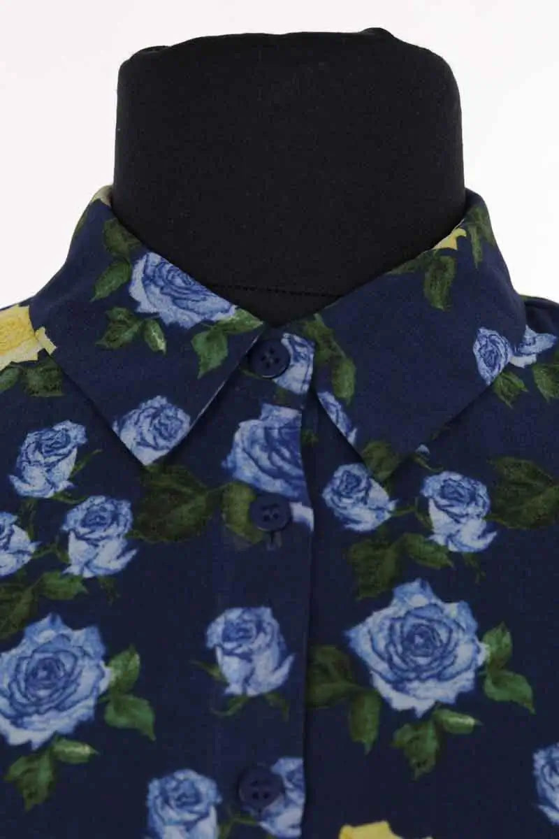 Chemise The Kooples Marine en Synthétique