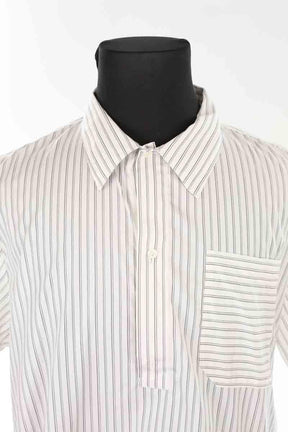 Chemise Mark Kenly Domino Tan  Blanc