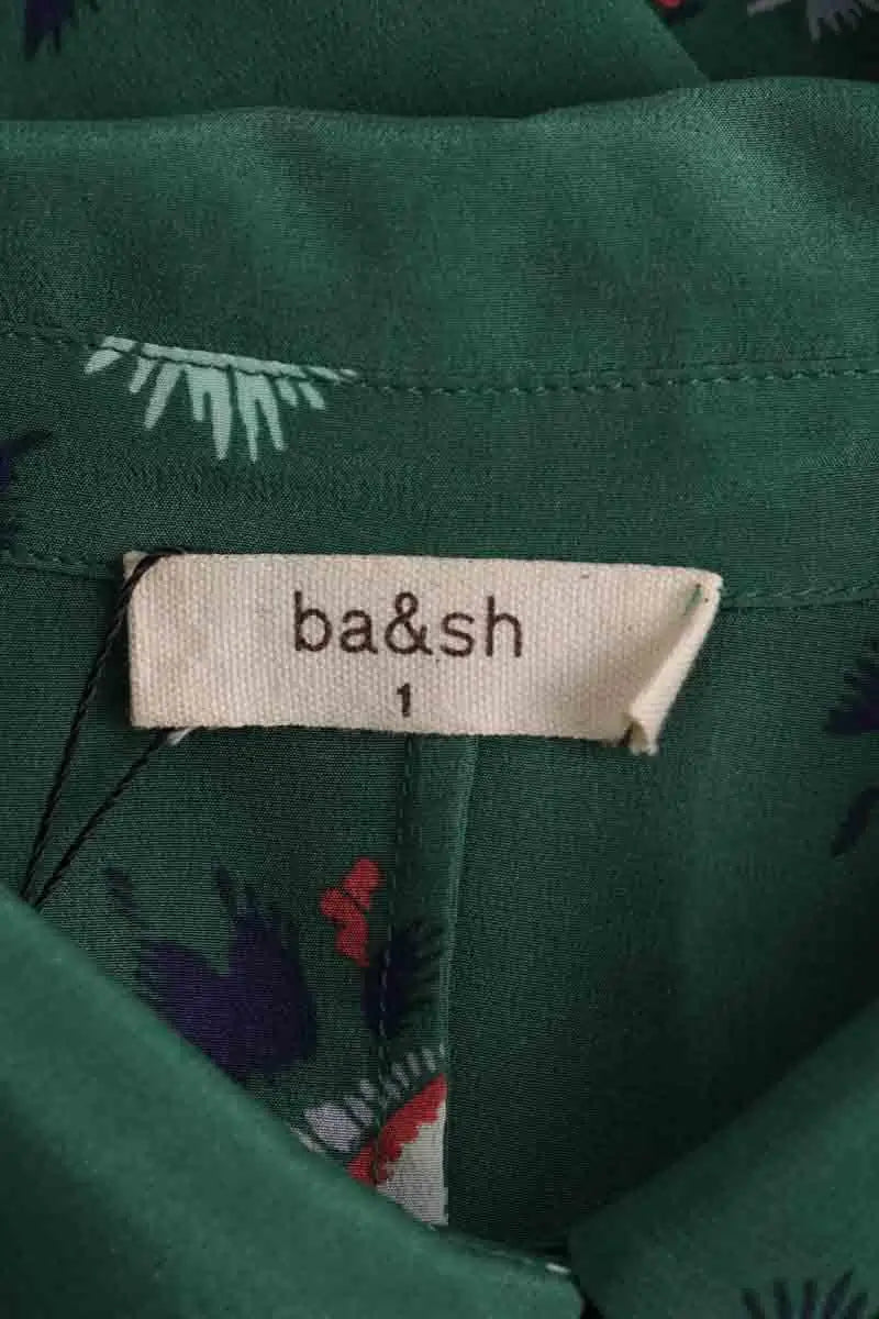 Robe Ba&Sh Vert en Soie