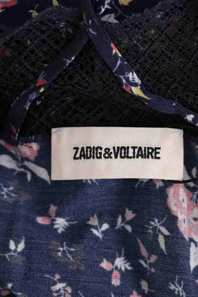 Top sans manche Zadig & Voltaire Bleu en Viscose
