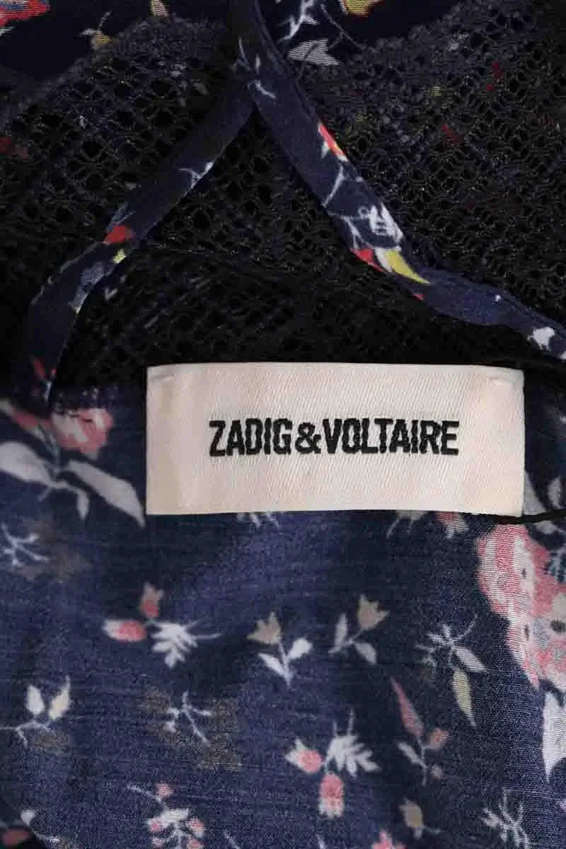 Top sans manche Zadig & Voltaire Bleu en Viscose