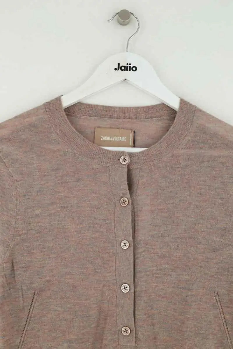 Top Zadig & Voltaire Marron en Cachemire