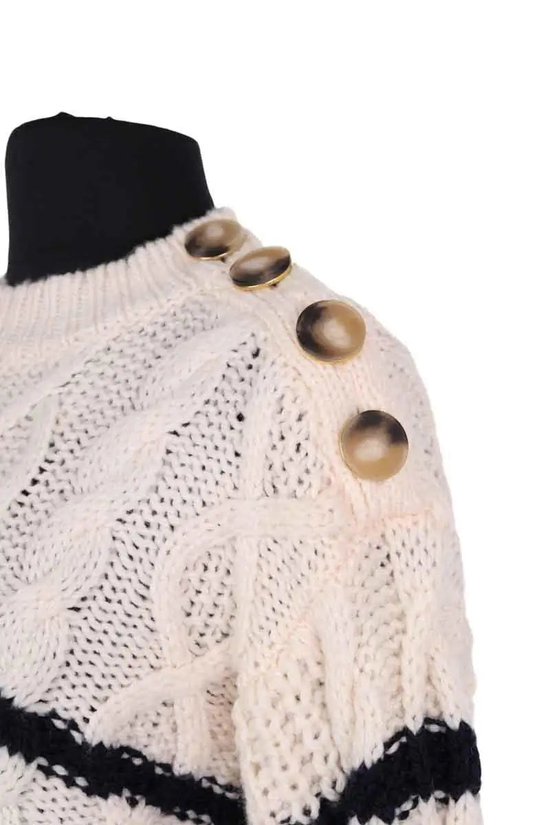 Pull Sézane Beige en Laine