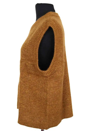 Pull Sézane Marron en Laine