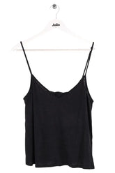 Top Sézane Noir en Coton, taille M - Seconde Main