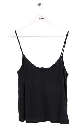 Top Sézane Noir en Coton, taille M - Seconde Main