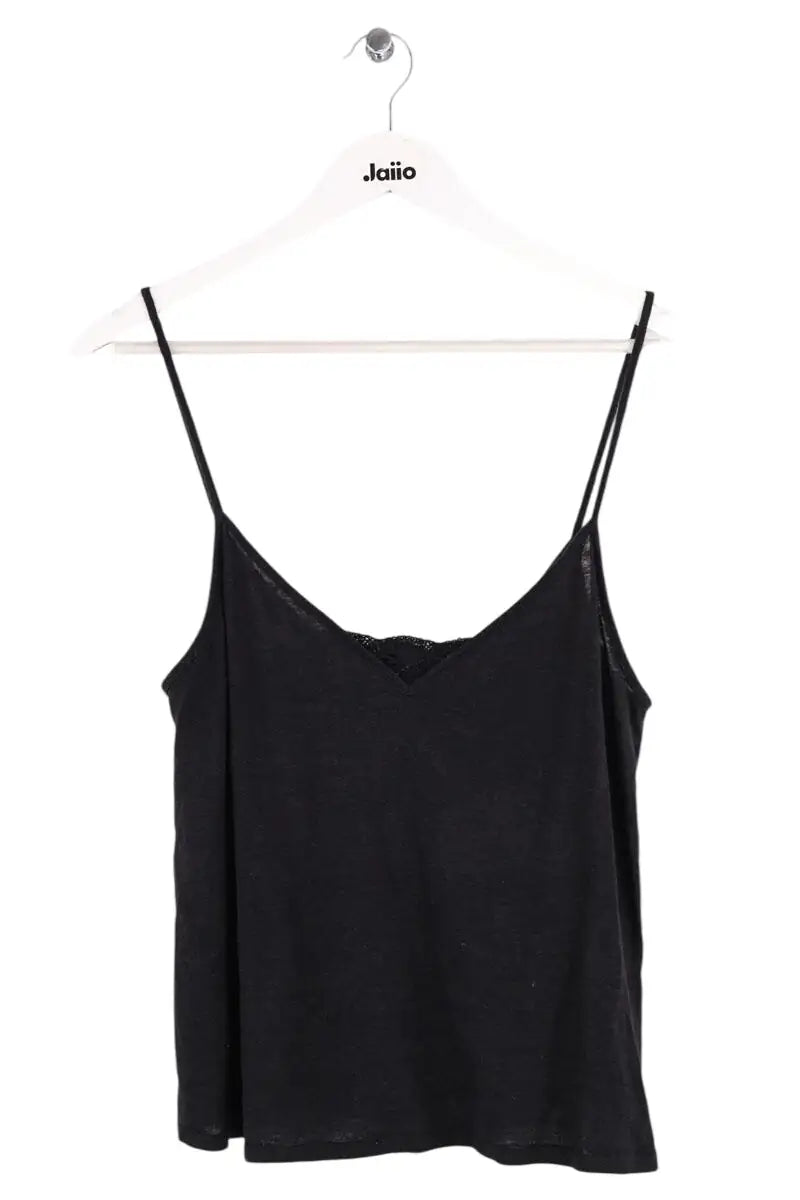 Top Sézane Noir en Coton, taille M - Seconde Main