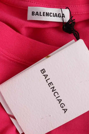 T-shirt Balenciaga Rose en Coton