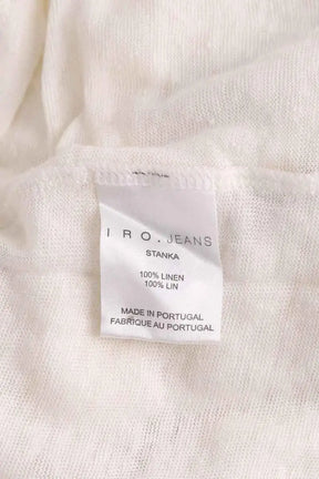 Top Iro Stanka Blanc en Lin