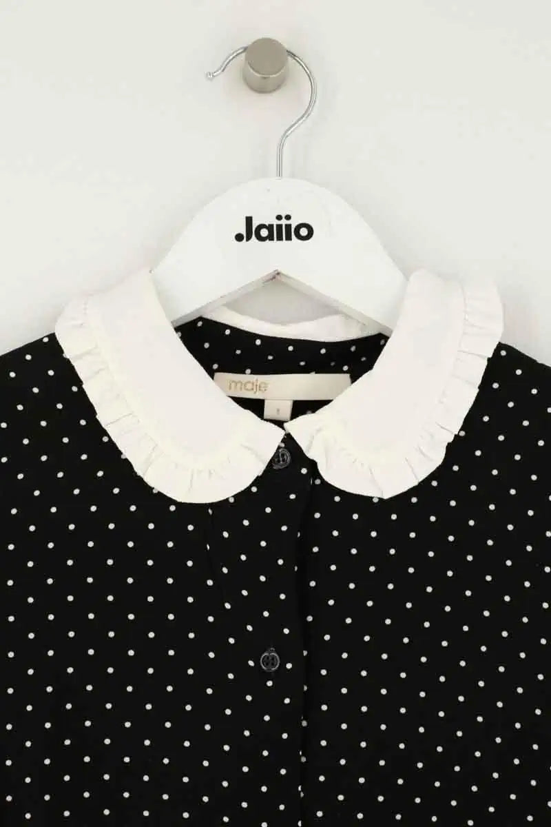 Blouse Maje Noir en Viscose