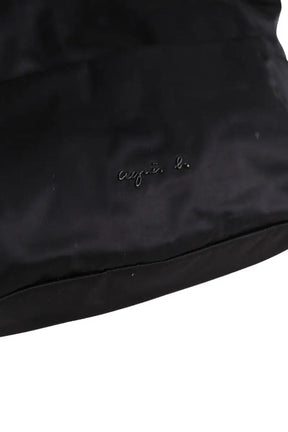 Cabas Agnès B. Noir en Tissu