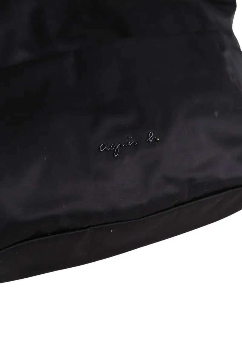 Cabas Agnès B. Noir en Tissu