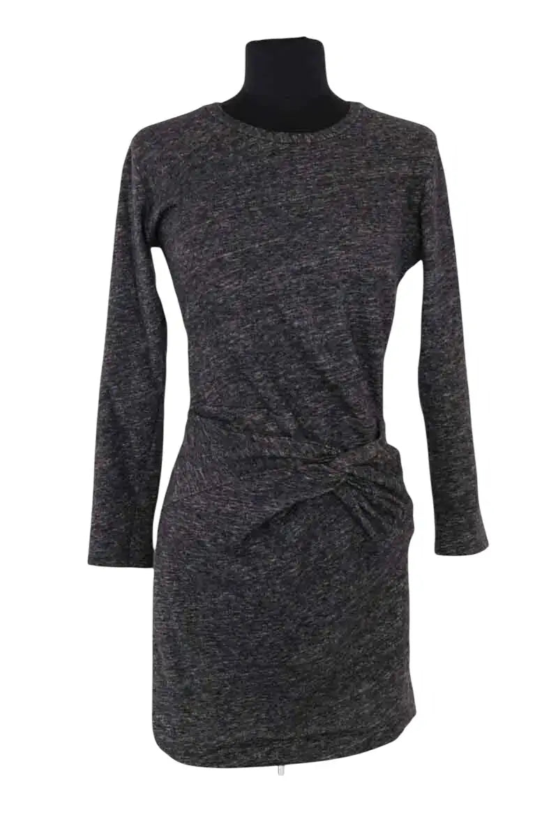 Robe Iro Noir en Coton, taille M - Seconde Main