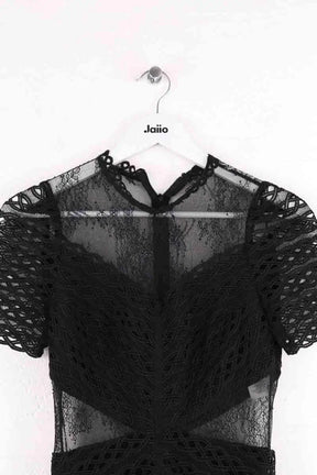 Robe Sandro Noir en Synthétique