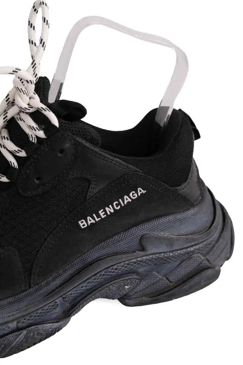 Baskets Balenciaga Noir en Cuir