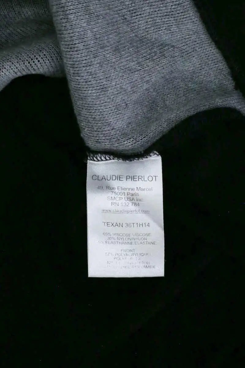 Sweatshirt Claudie Pierlot Noir en Viscose