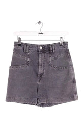 Short Isabel Marant Esquia Anthracite en Coton, taille XS - Seconde Main
