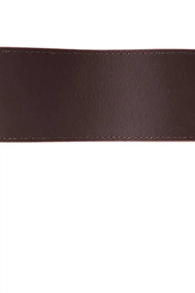 Ceinture en cuir Sézane Orange en Daim