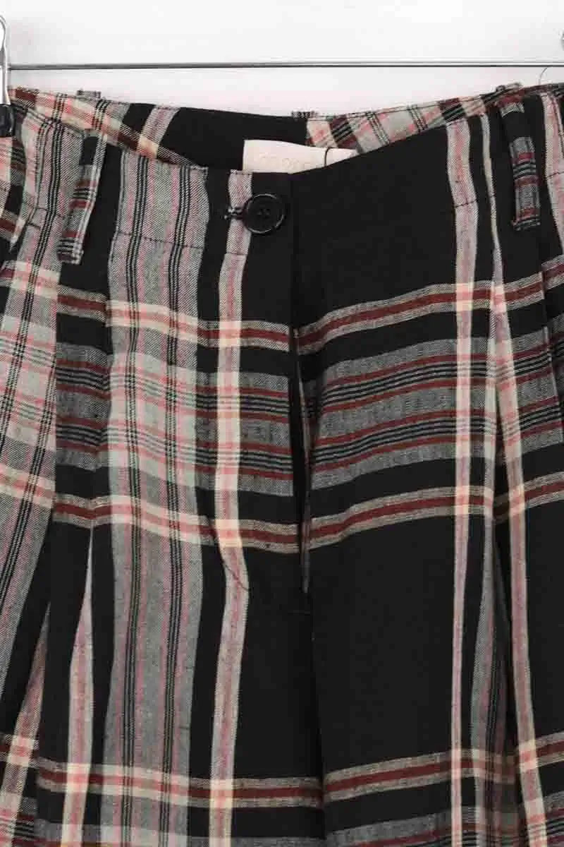 Pantalon Momoni Noir en Lin