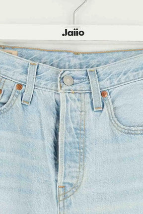 Jean droit Levi's 501 Bleu en Coton