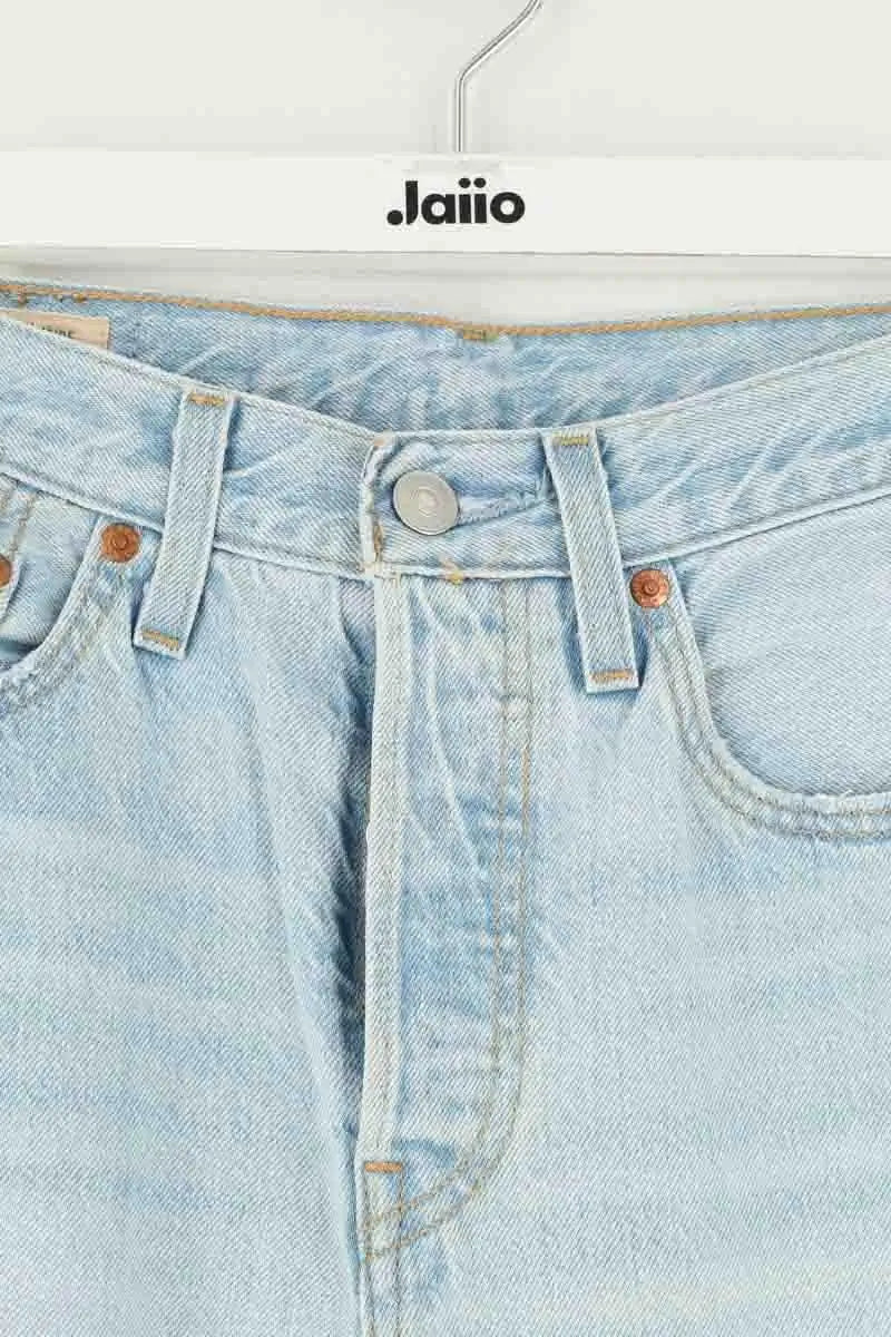 Jean droit Levi's 501 Bleu en Coton
