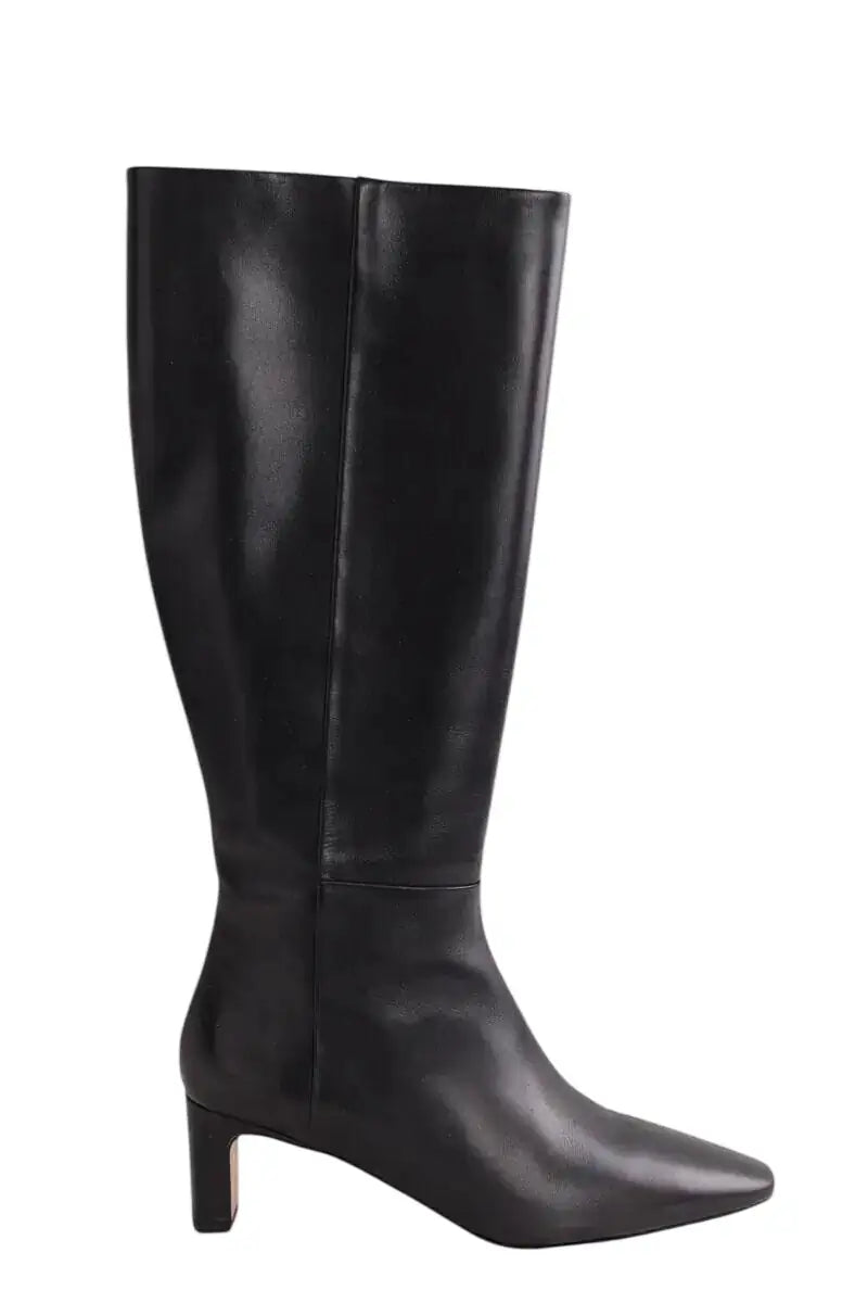 Bottes LK Bennett Margarite Noir en Cuir, taille 38 - Seconde Main