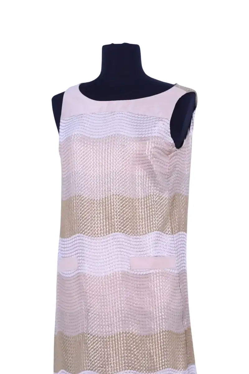 Robe Tara Jarmon Doré en Synthétique, taille M - Seconde Main