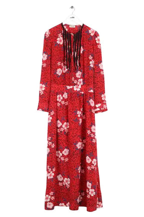 Robe Zadig & Voltaire Remus long Rouge en Soie, taille M - Seconde Main